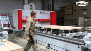 JumboErgo Simplifies Loading of a CNC Woodworking Machine