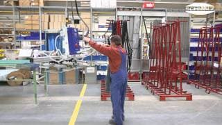VacuMaster Window Panes of Glass to Swivel from 90 Degrees