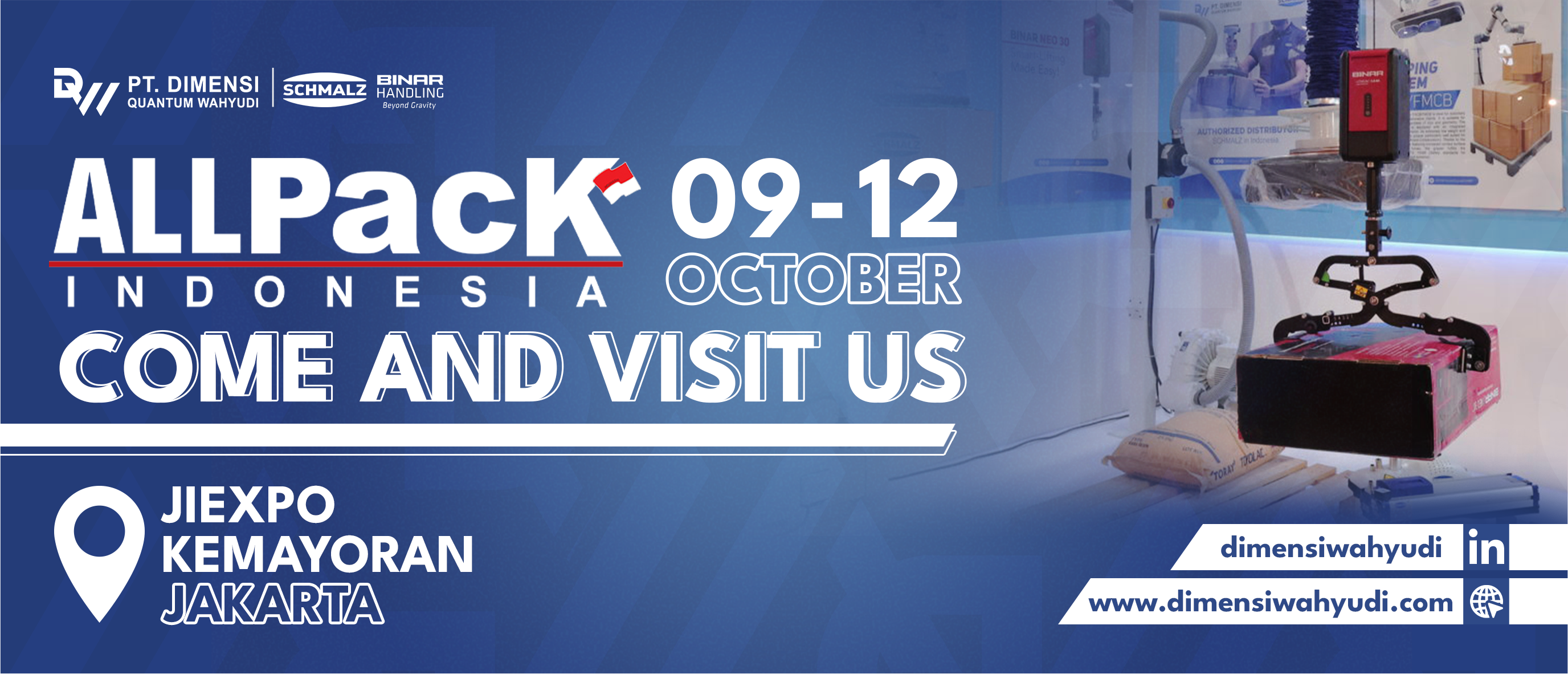 PT Dimensi Quantum Wahyudi Hadir di AllPack Indonesia 2024 di Jiexpo Kemayoran