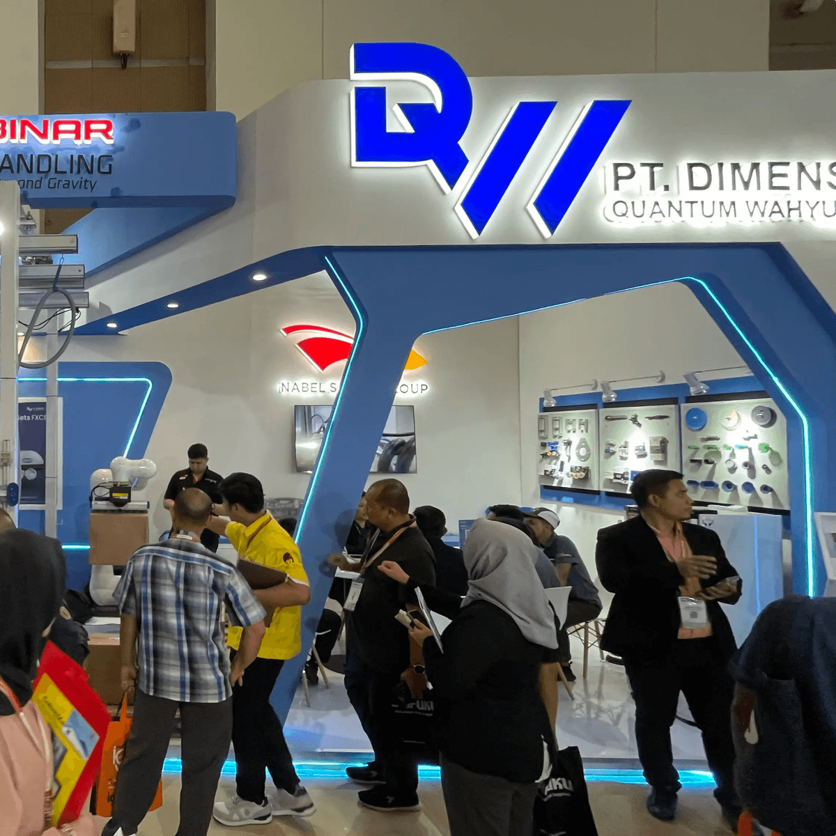 PT Dimensi Quantum Wahyudi Hadirkan Solusi Vacuum Lifting dan Kolaborasi Robotik di AllPack 2024