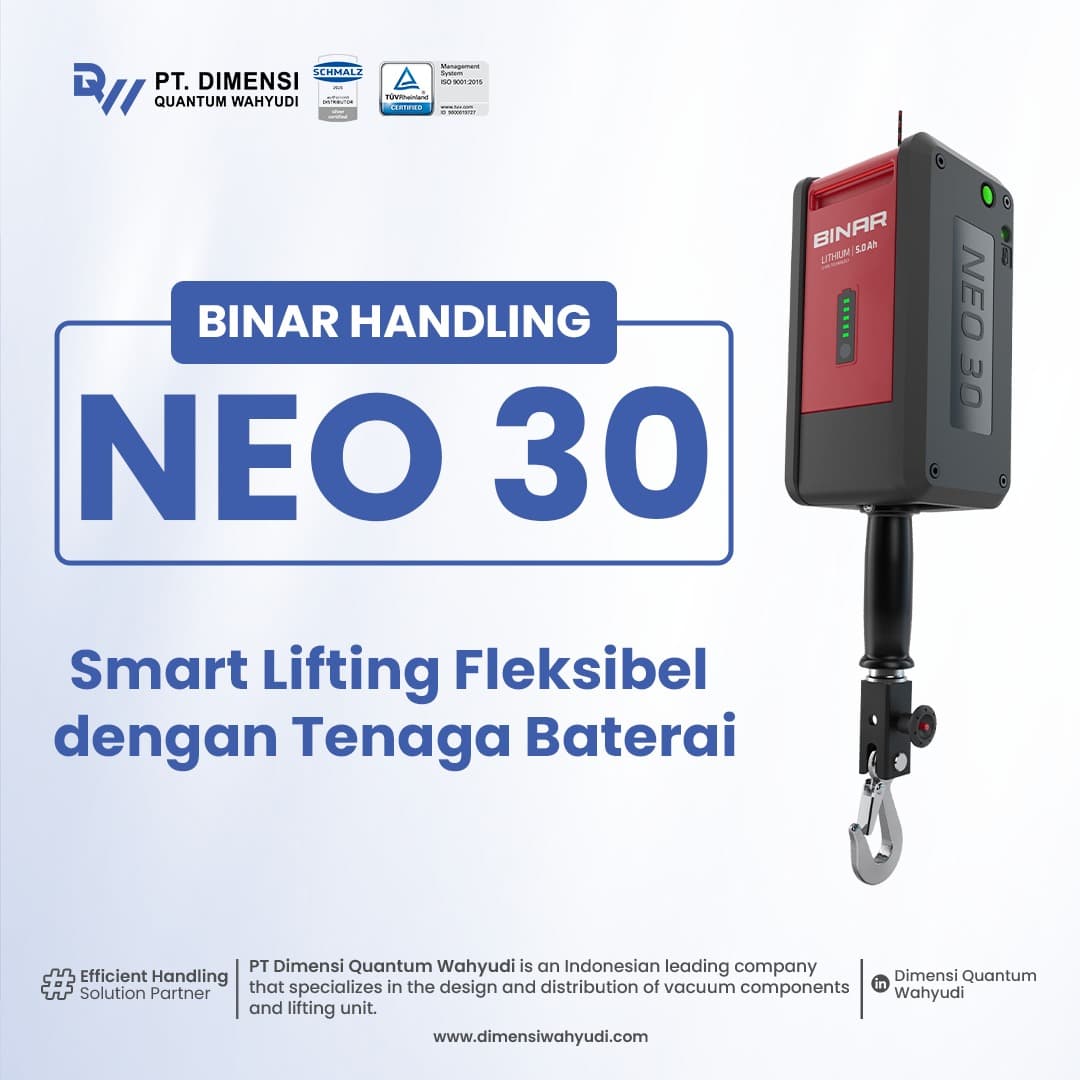Binar Handling NEO 30: Smart Lifting Fleksibel dengan Tenaga Baterai