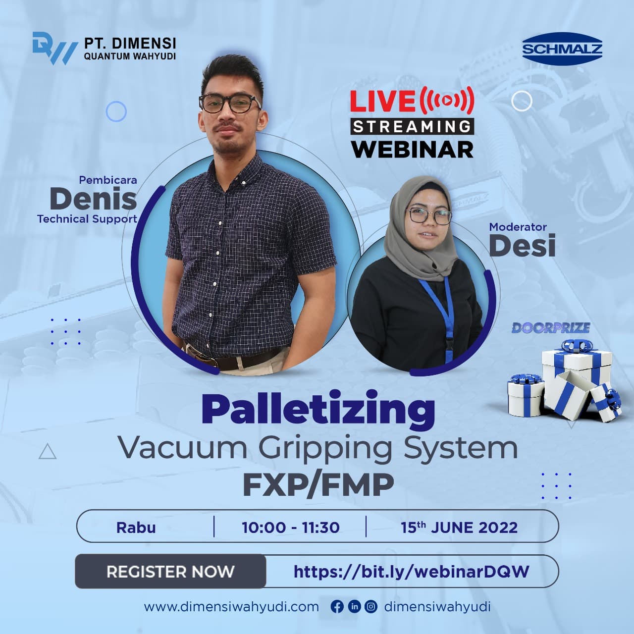 Hilights Palletizing Process – Vacuum Gripping System FXP/FMP – Industrial Webinar 2022