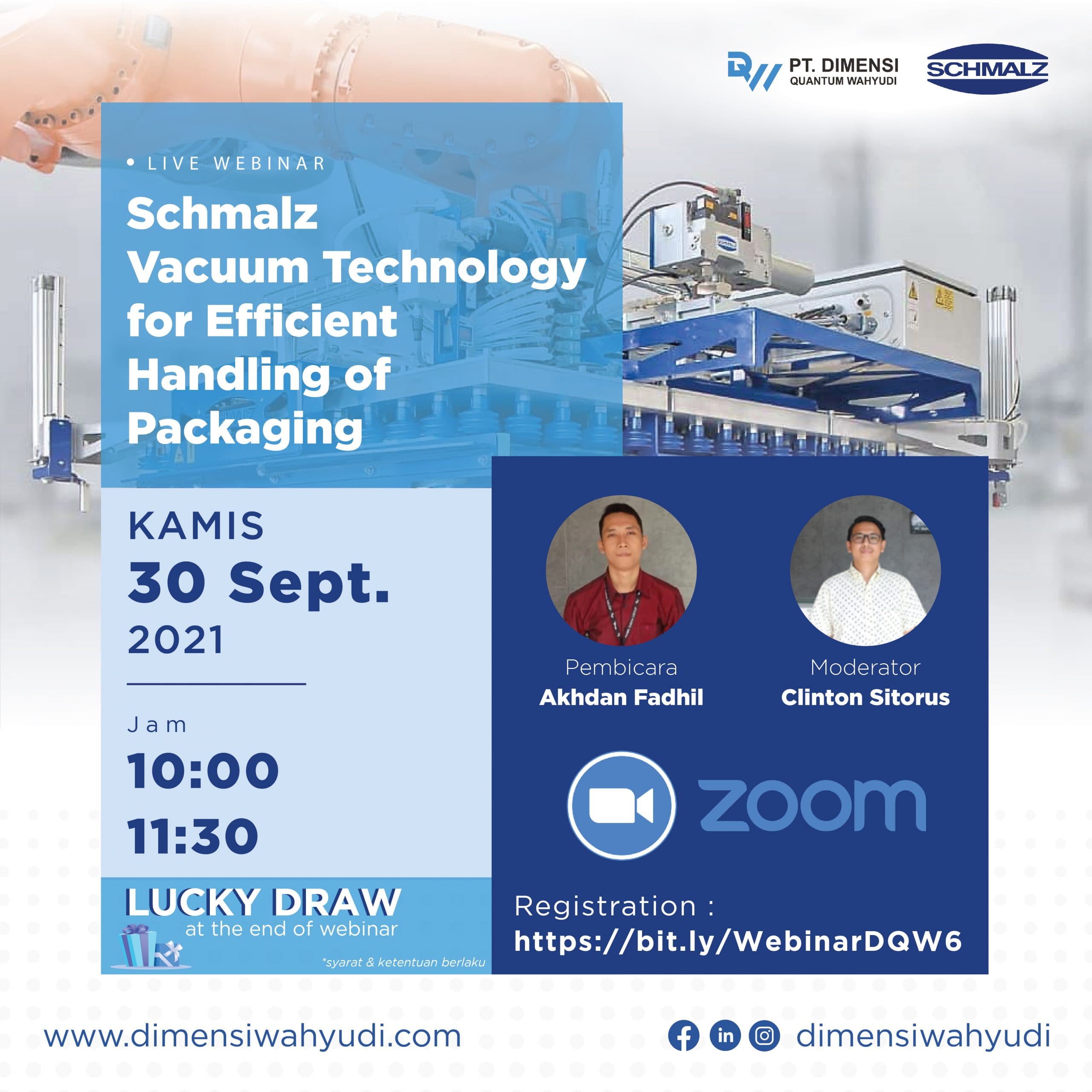 Industrial Webinar – Schmalz Vacuum Technology for Efficient Handling of Packaging
