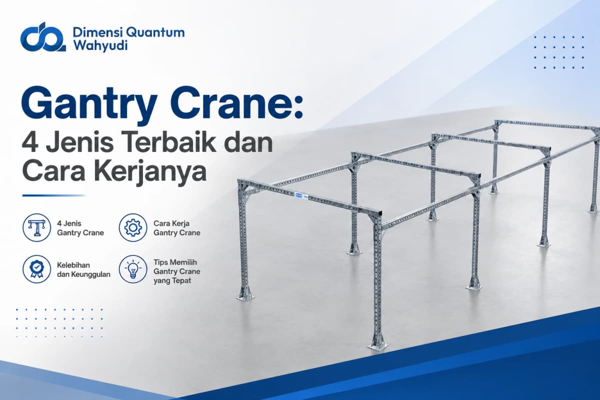 Gantry Crane: 4 Jenis Terbaik dan Cara Kerjanya